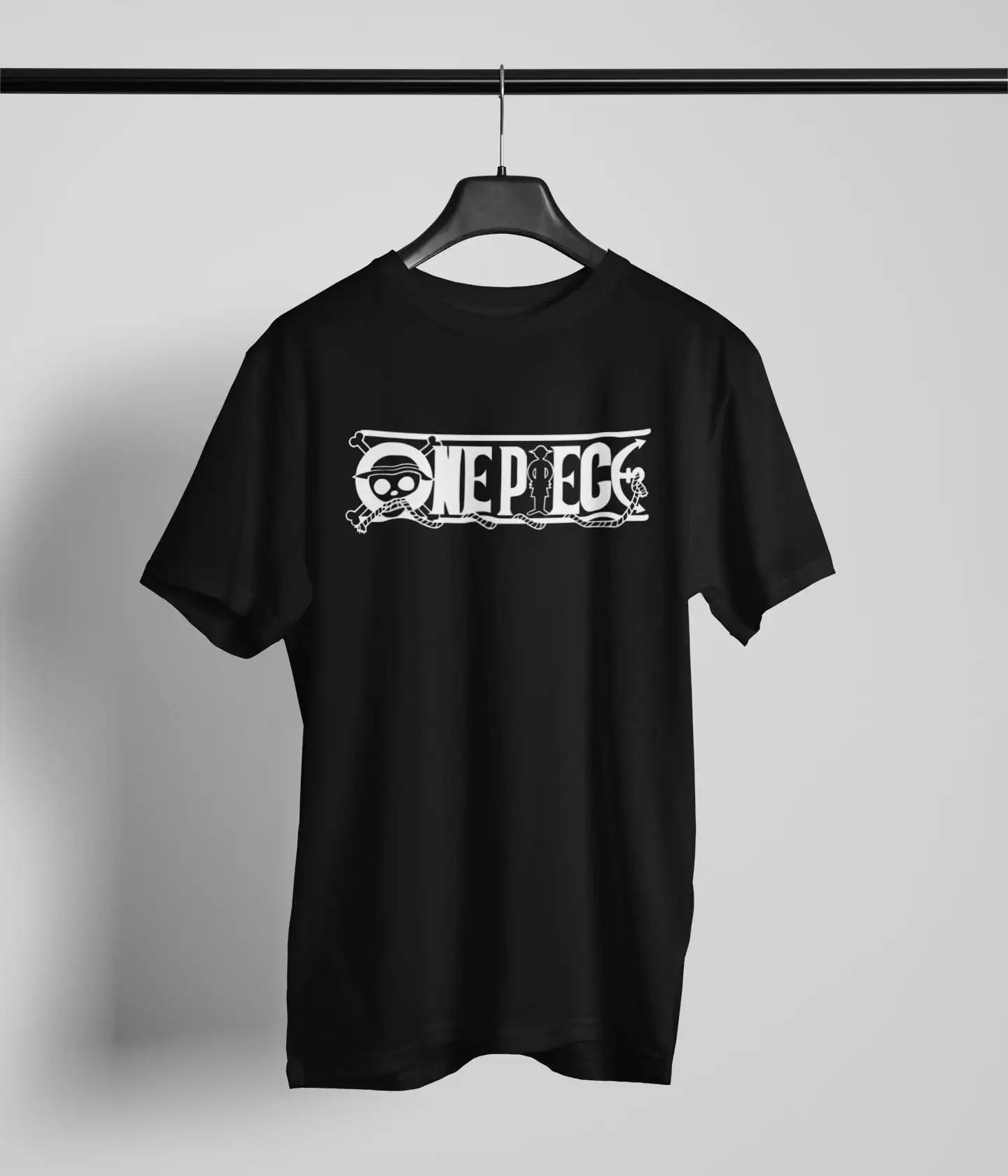 One Piece Men's T-shirt Portgas D. Ace Anime Summer Boy Spring and Autumn Children's Short Sleeves Parent-Child Wear Sport Tees