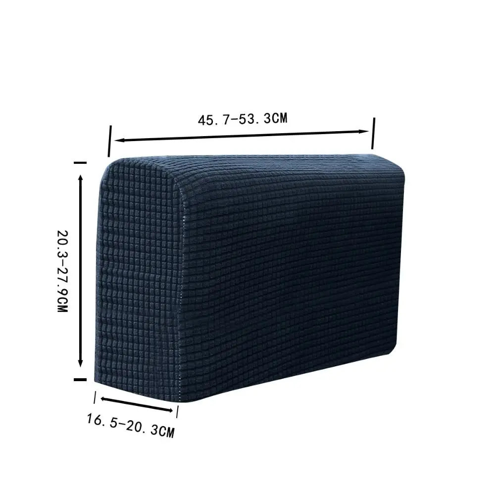 2PCS/SET Sofa Armrest Covers Fleece Premium Armrest Covers Stretchy Chair Sofa Couch Arm Protector Stretch to Fit