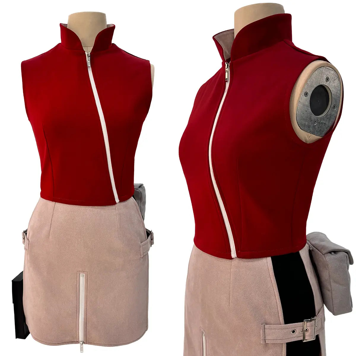 Naruto Haruno Sakura Cosplay Set – Top Skirt Shorts