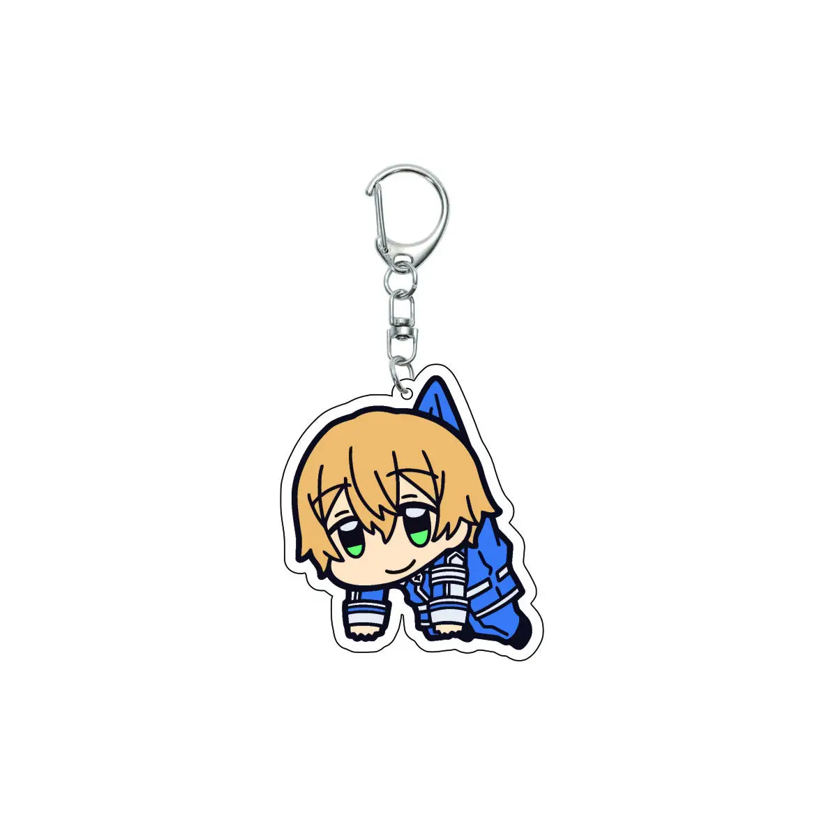 55MM Anime Sword Art Online Keychain Alice Synthesis Kirigaya Kazuto Yuuki Asuna Key Chain Acrylic Model Plate