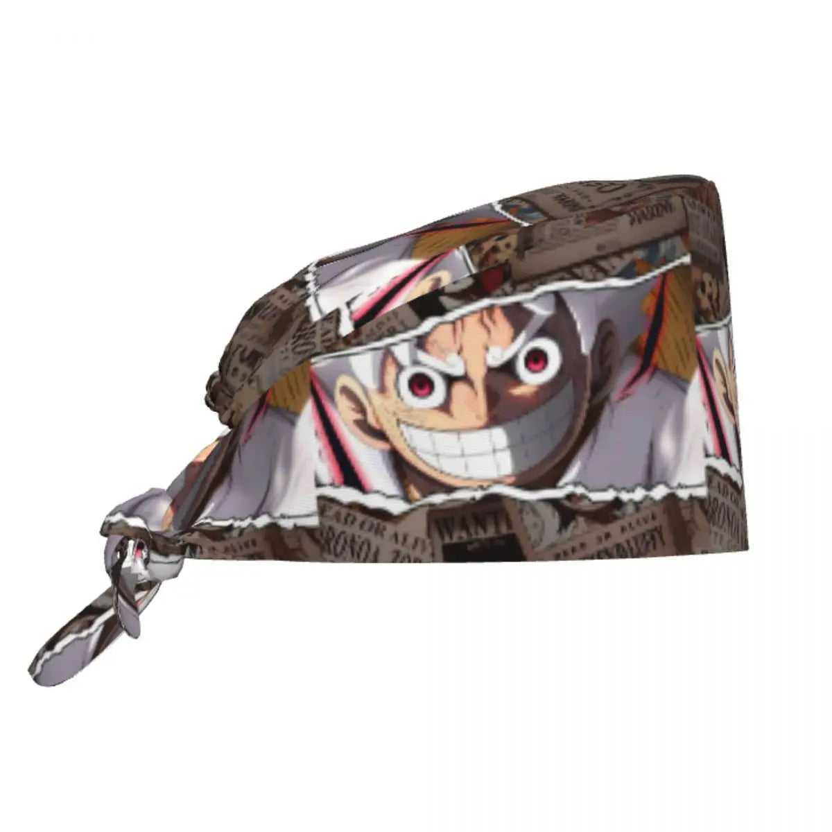 Custom Anime One P-Pieces Scrubs Cap Surgical Hats Women Men Skull Manga Operating Room Cap Nursing Cap Lab Works Hat