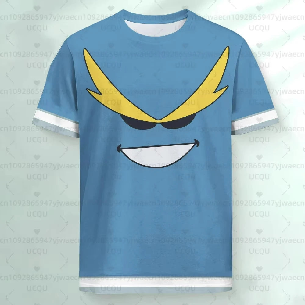 Summer Men's Women's My Hero T-shirt My Hero Academia Nonno 5th Edition Jersey T-shirt Tops All Might Anime Fan Gift