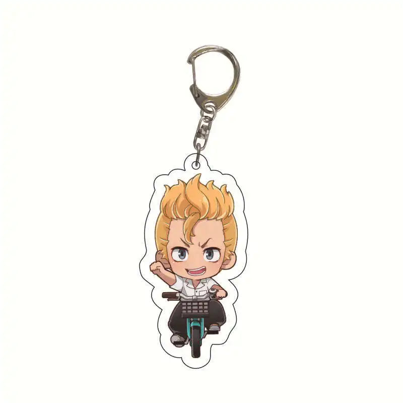 Tokyo Revengers Anime Takemichi Hanagaki Soryu Captain Ken Ryuguji Keychain Acrylic New Fashion Accessories Souvenir Gift