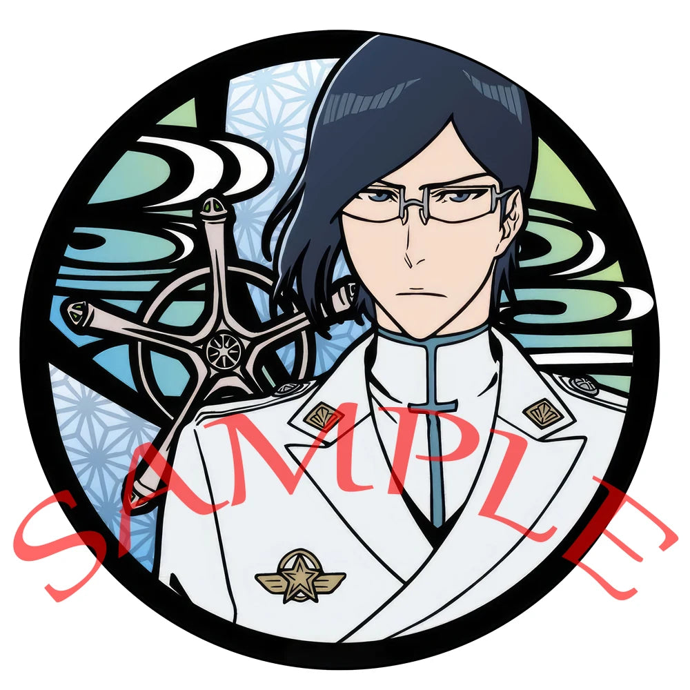 Anime BLEACH Cosplay Urahara Kisuke Ishida Uryuu Inoue Orihime Kuchiki Rukia Kurosaki Ichigo Cartoon Badge Christmas Gifts