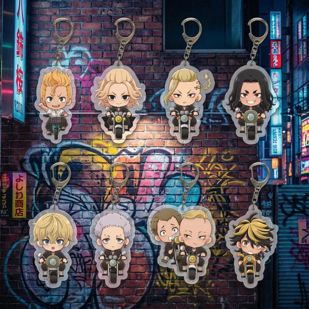 Tokyo Revengers Anime Takemichi Hanagaki Soryu Captain Ken Ryuguji Keychain Acrylic New Fashion Accessories Souvenir Gift