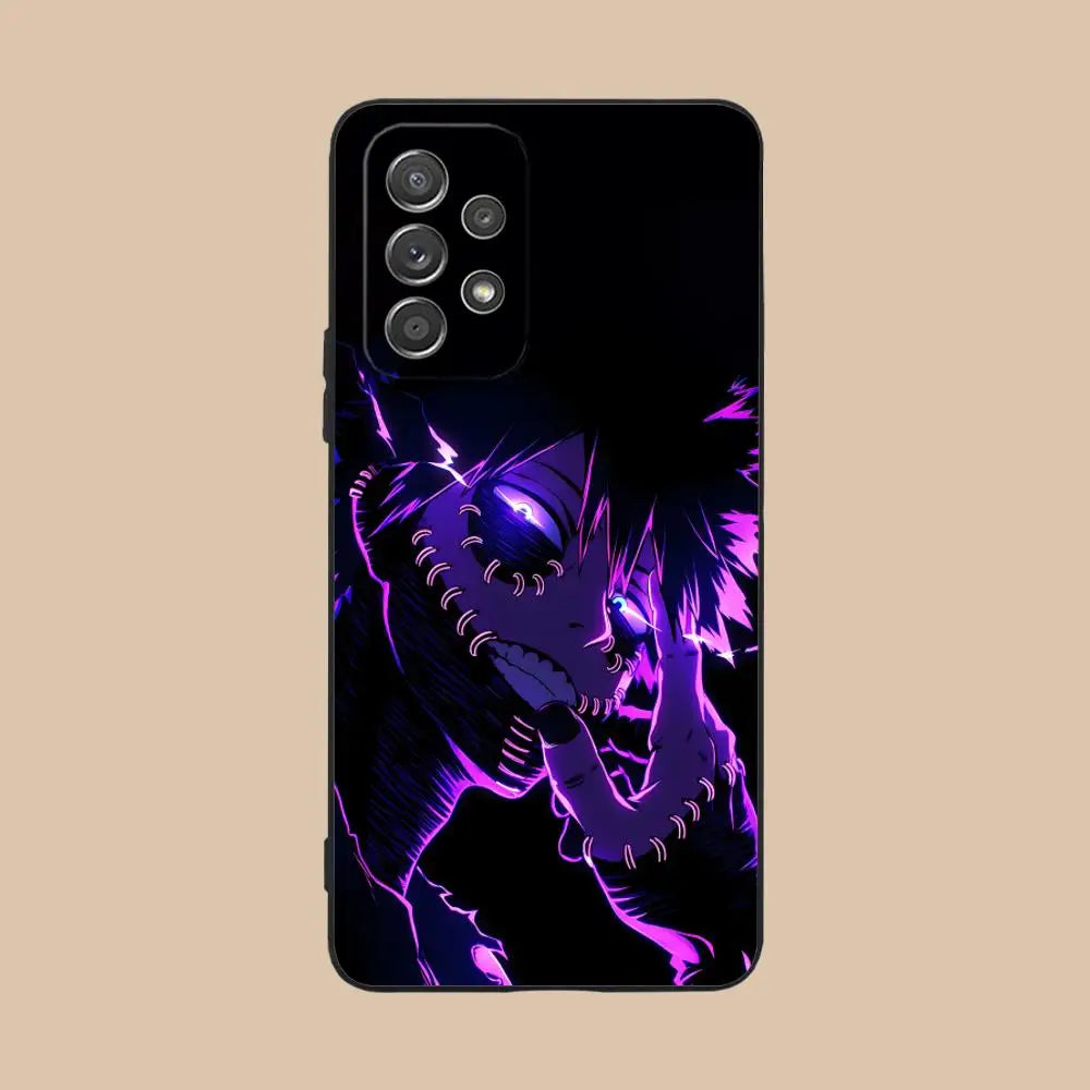 My Hero Academia Dabi Phone Case for Samsung Galaxy A73 72 71 70 56 55 54 53 52 36 35 34 23 16 15 5G Colour Protective Pretty