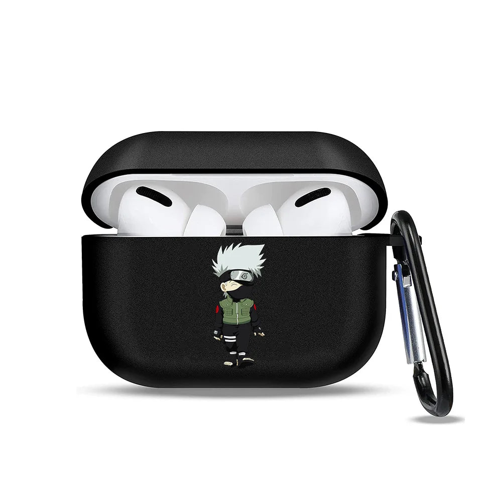 Naruto Cartoon Earphone Case for Apple Airpods 1 2 3 Pro 2 Soft Anime Bluetooth Headphone Protective Case for Air Pods Pro Cover