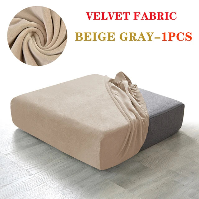 Super Velvet Sofa Cushion Cover Elastic Thick L Shape Corner Armchair Sofa Cover Slipcover Furniture Protector For Living Room