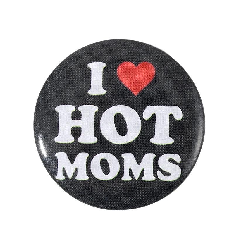 Tinplate Pin Button Custom Anime Role Old-school Hip-Pop Horror Film Brooch Cartoon Collar Badge Jewelry Gift Fans