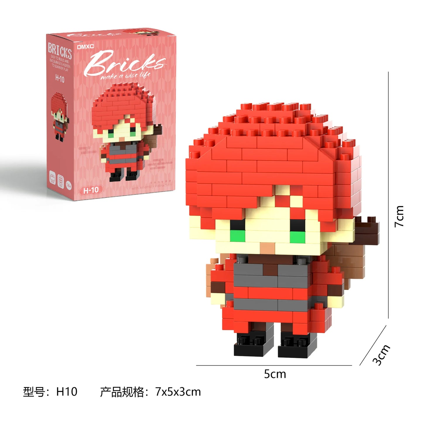 NARUTA  Akatsuki Toy Building Blocks Figuries Lega Japanese Blocks Cartoon Character Model building block Dolls Toys For kids