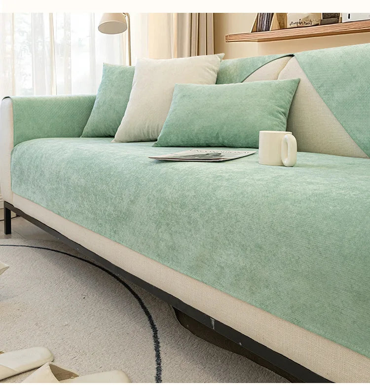 1PC Non-slip Waterproof Sofa Seat Cover Living Room Anti-Cat Scratch Sofa Slipcover L Couch Mat Towel 쇼파커버 Fundas Para Sillones