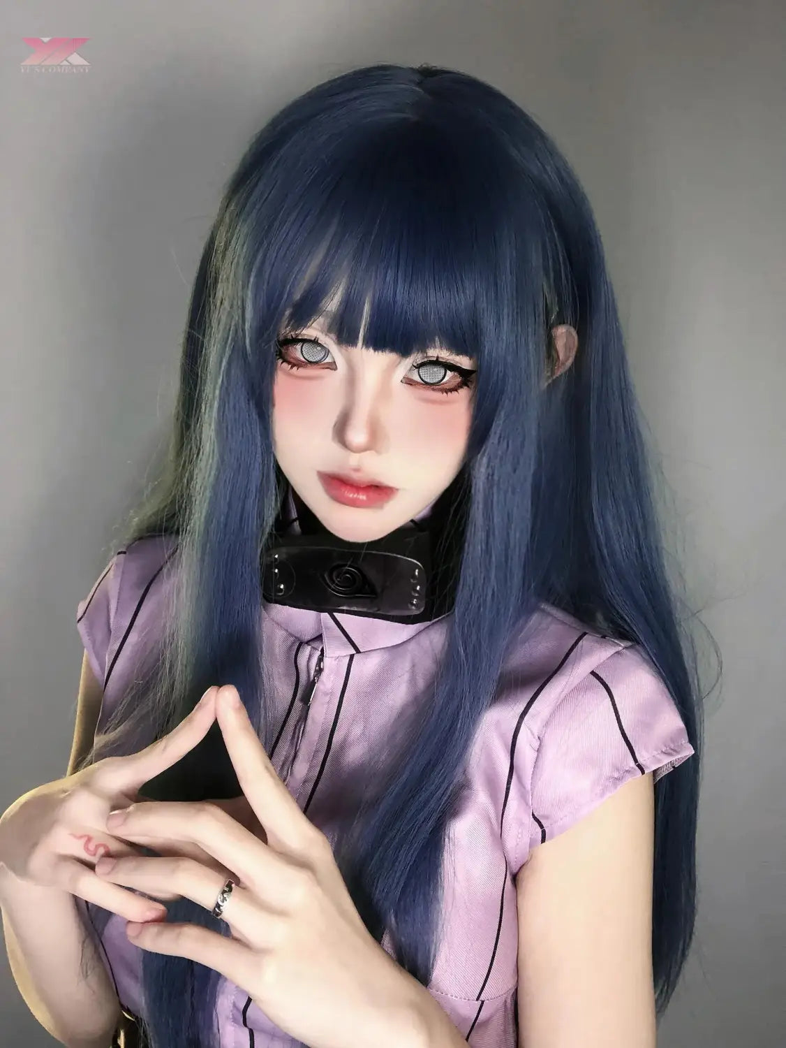 Naruto Shippuden Hinata Hyuga Cosplay Set – Shirt Pants Belt
