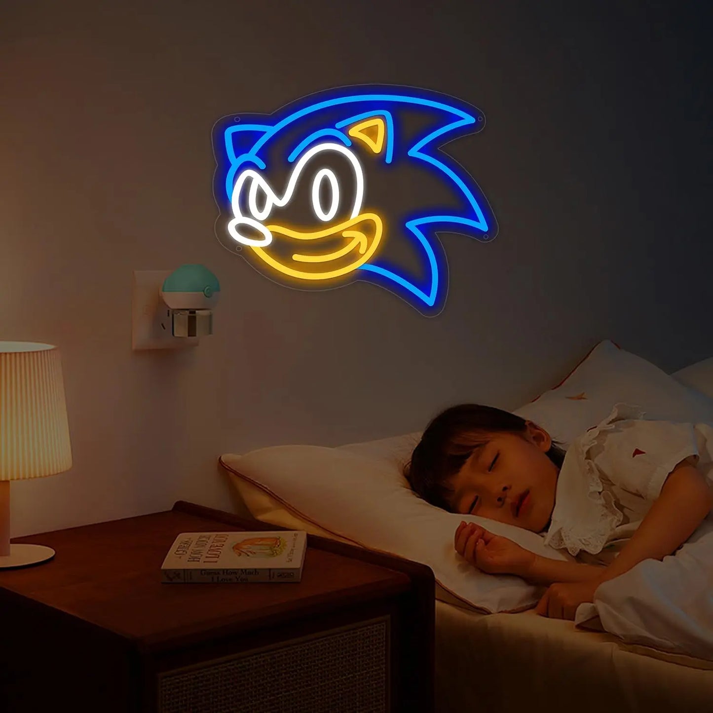 Anime Neon Signs USB Powered Dimmable LED Neon Light for Kids Bedroom Game Room Man Cave Wall Decor Chirstmas Birthday Gift
