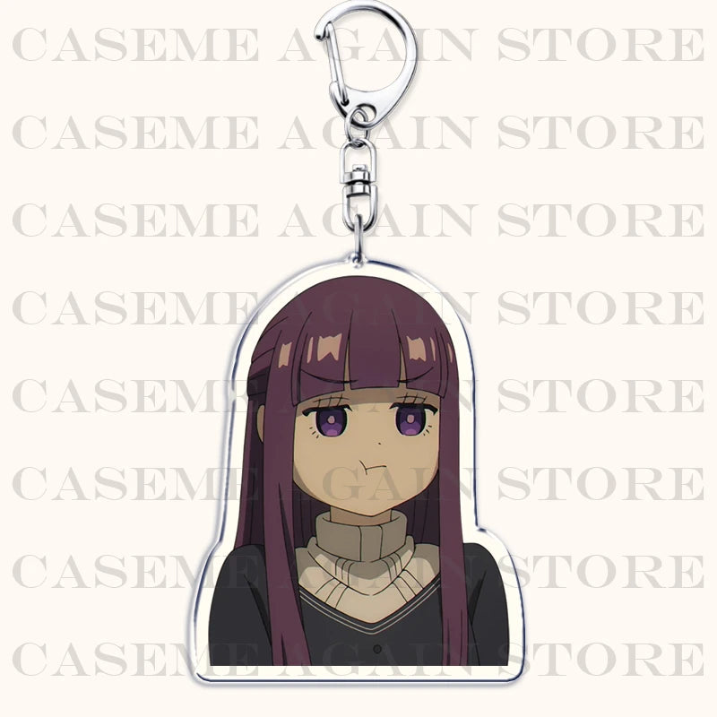 Popular Anime Frieren Beyond Journeys End Keychains for Accessories Bag Himmel Heiter Girl Keyrings Jewelry Fans Friends Gifts