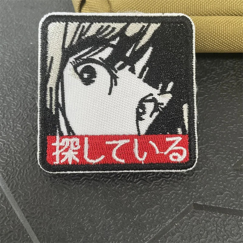 Chainsaw Man Anime Patch Power Hayakawa Autumn Label Embroidery Patches Hook and Loop Tactical Military Backpack Badges