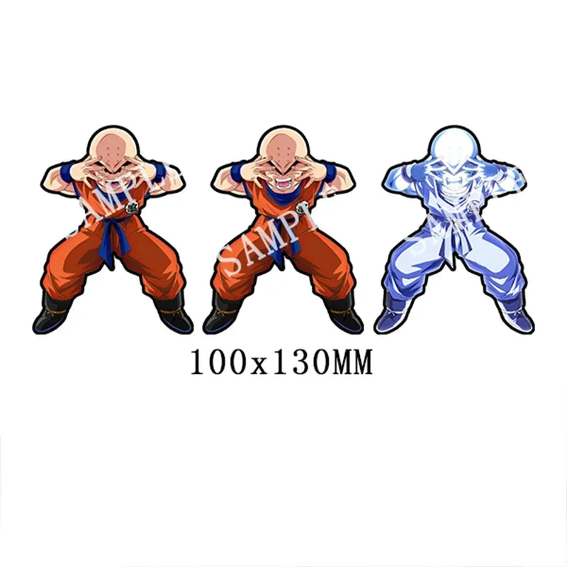 DRAGON BALL NARUTO Anime 3D Lenticular Sticker Goku, Vegeta Waterproof Decals for Car Refrigerator Skateboard Etc.kid's Gifts
