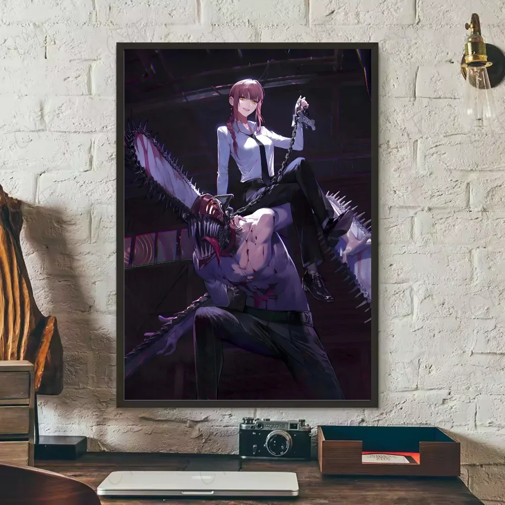 Anime Poster Art Wall Aesthetic Decoration Chainsaw Man Home Living Room Bedroom Bar Canvas Painting Wall Art Nordic Posters