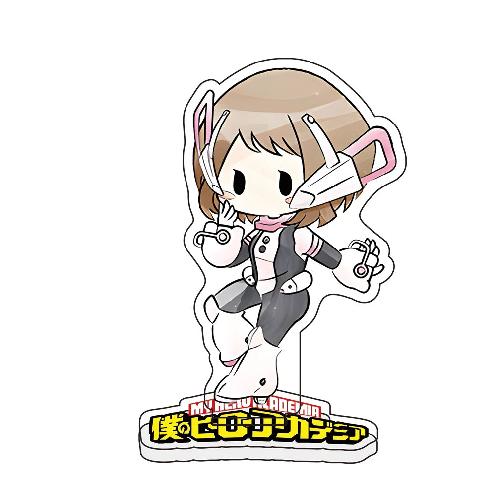 My Hero Academia Acrylic Standee Model Figure Cosplay Plate Holder Topper Fans Christmas Keychains Plate Gift  New Anime Couple