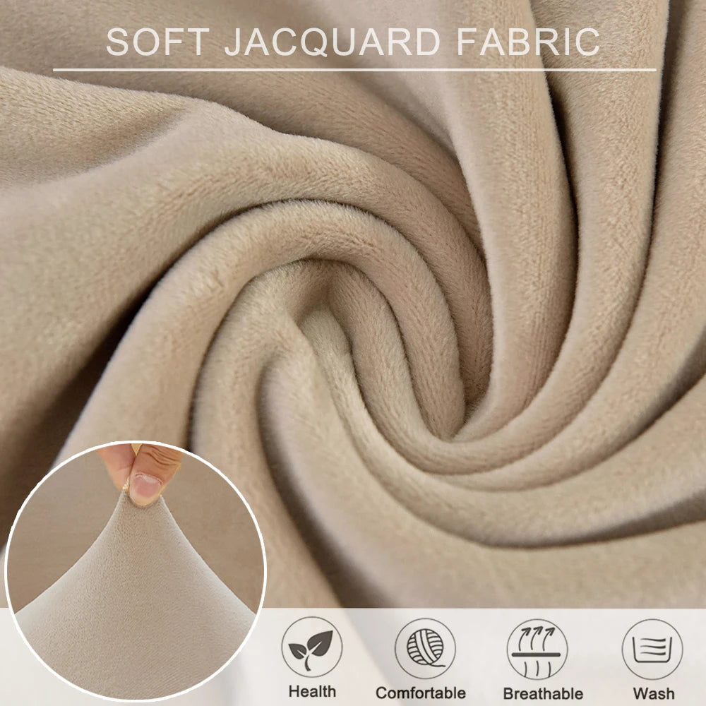 Luxury Soft Velvet Sofa Seat Cover Solid Elastic Sofa Cushion Covers Separate Furniture Protector Sofa Cover Living Room Pets