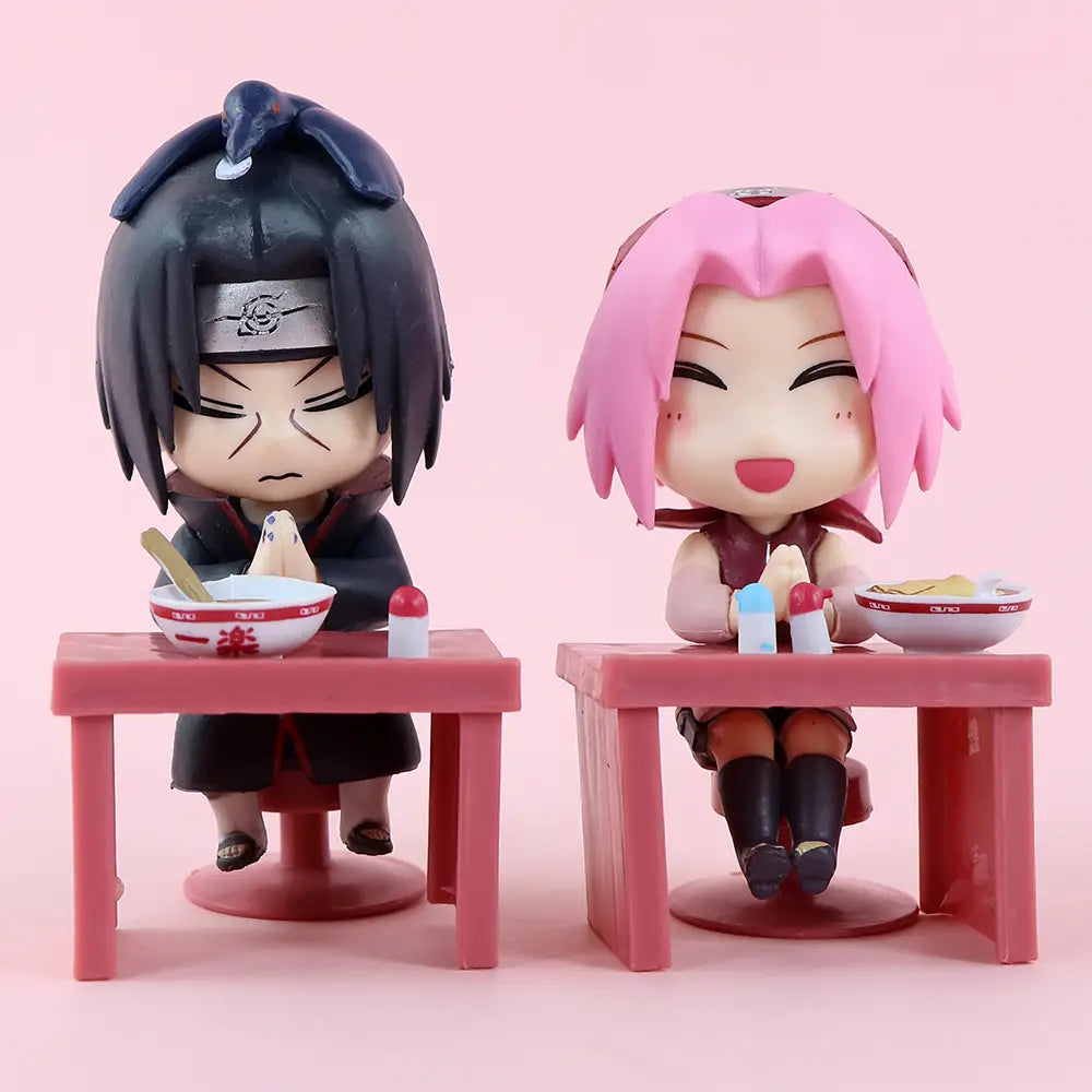 Naruto Naruto & Sasuke Blind Box Figure Set – Q Version Desktop Display