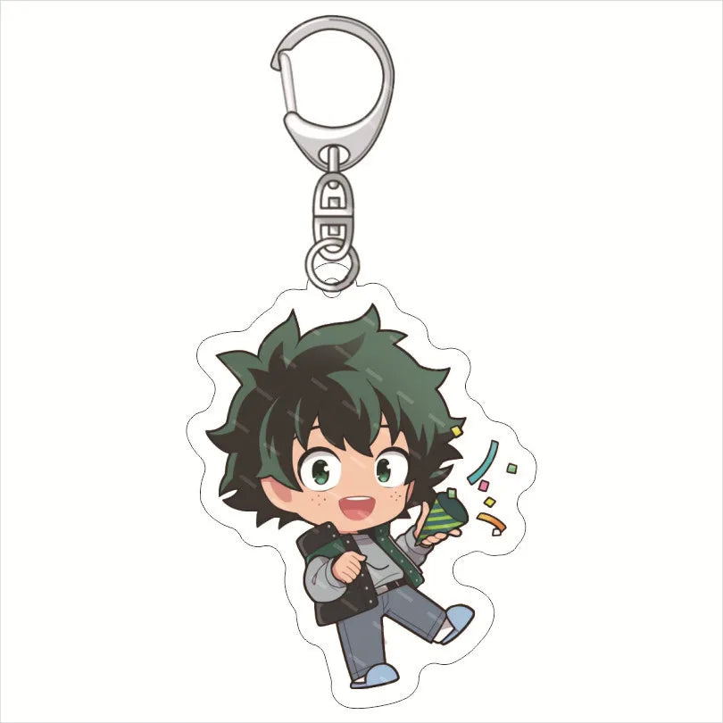My Hero Academia Acrylic Keychain Jewelry Friends Key Chain Related Products New Creativity Friends Gift Bag Charms Souvenir