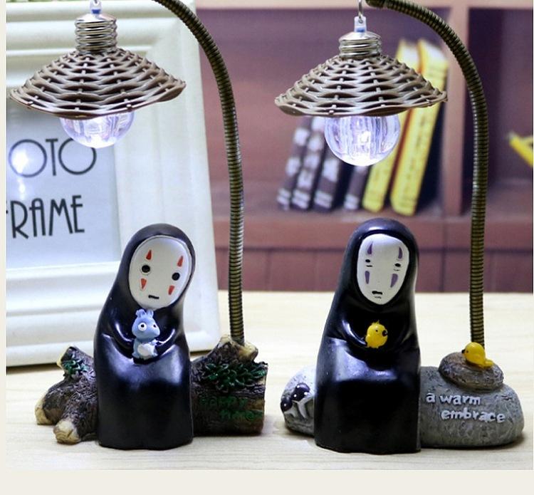 Totoro No-Face LED Desk Lamp – Eye-Protection Night Light