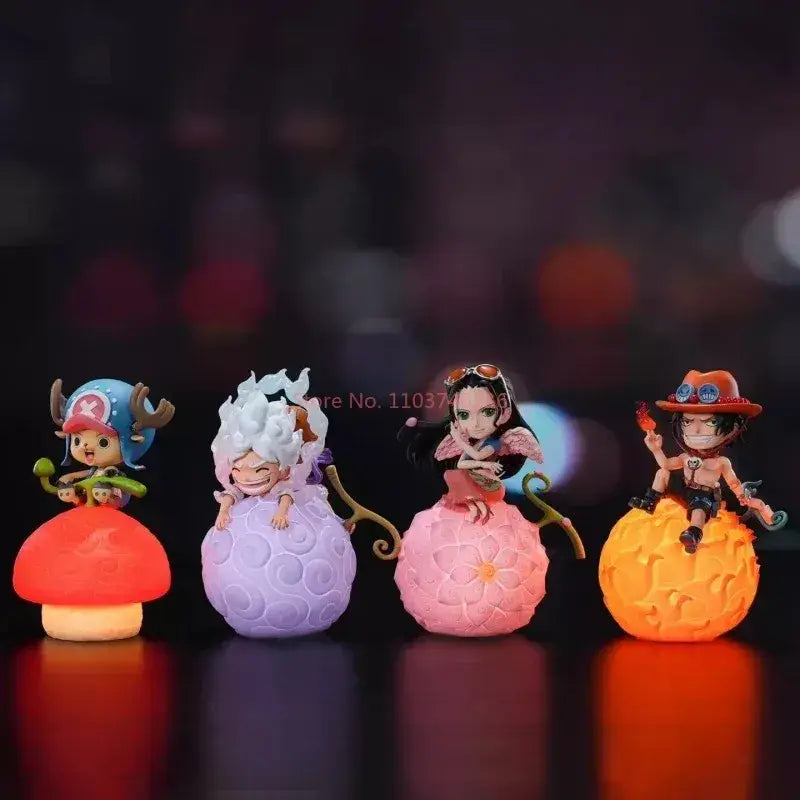 One Piece Luffy Robin Ace LED Lamp – Devil Fruit Night Light