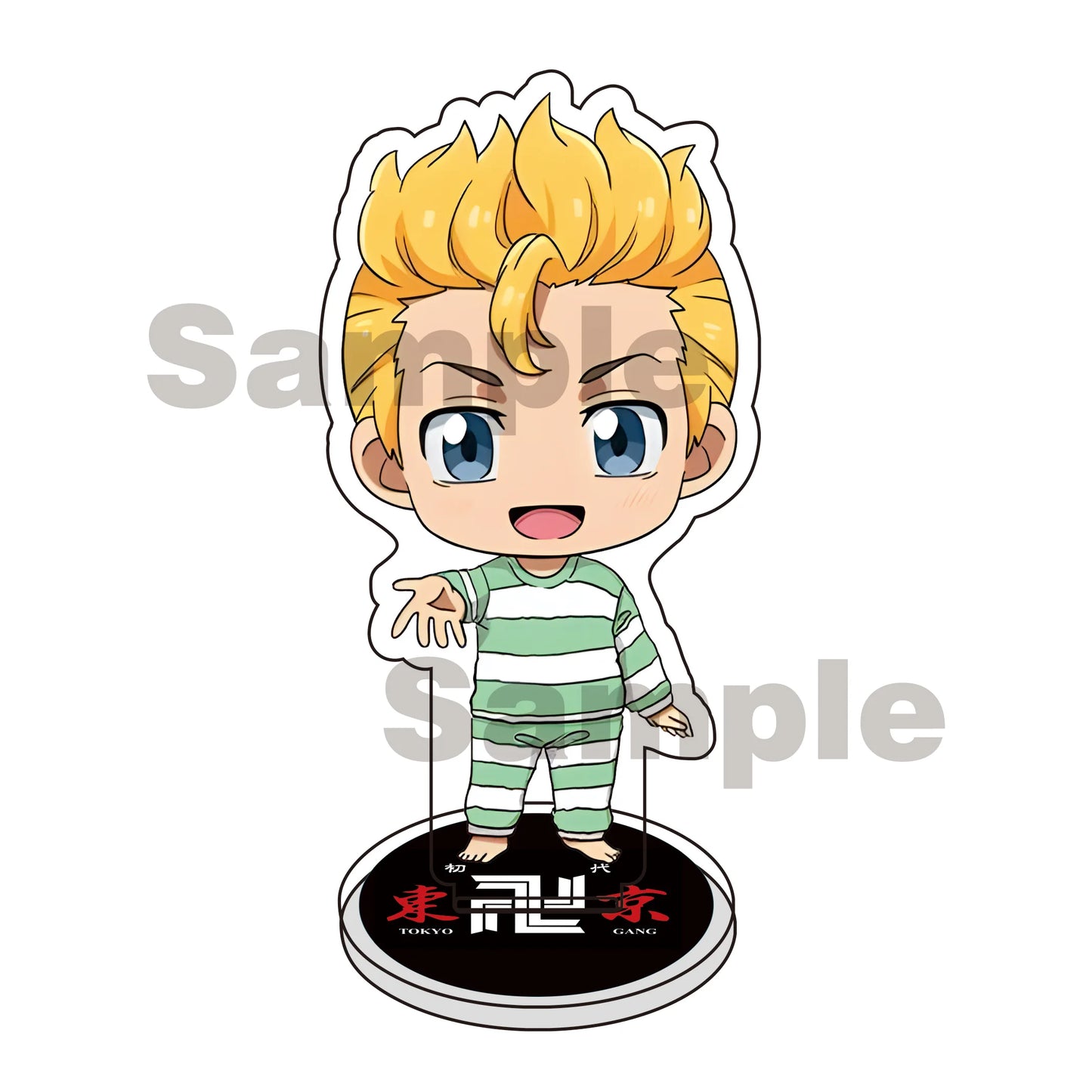 New Cute Hot Keychain Tokyo Revengers Anime Figure MIKEY Takashi Keisuke Draken Acrylic Stand Model Collection Decorative Orname