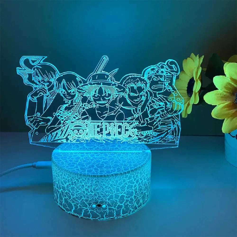 One Piece Crew 3D LED Lamp – Anime Light