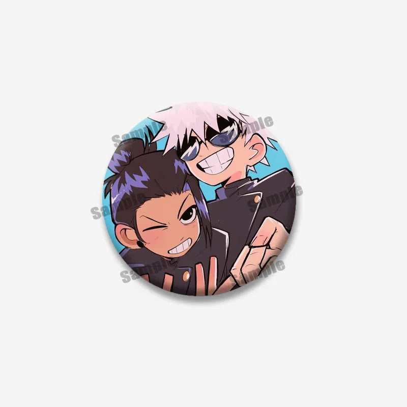 Creativity Cartoon Figure Suguru Geto Badges Funny Anime Icon Brooch Enamel Pin Backpack Clothing Jewelry Accessories Toys Gifts