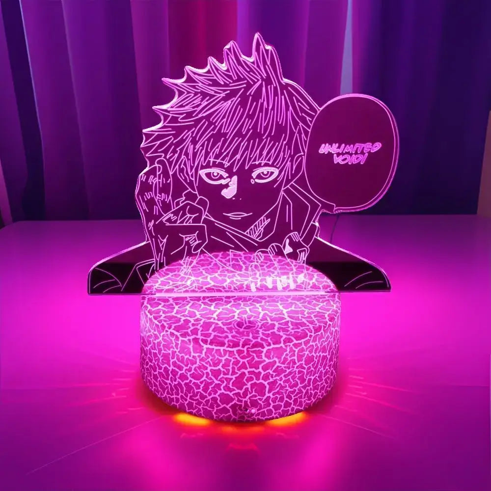 Jujutsu Kaisen Gojo 3D LED Lamp – RGB Desk Light