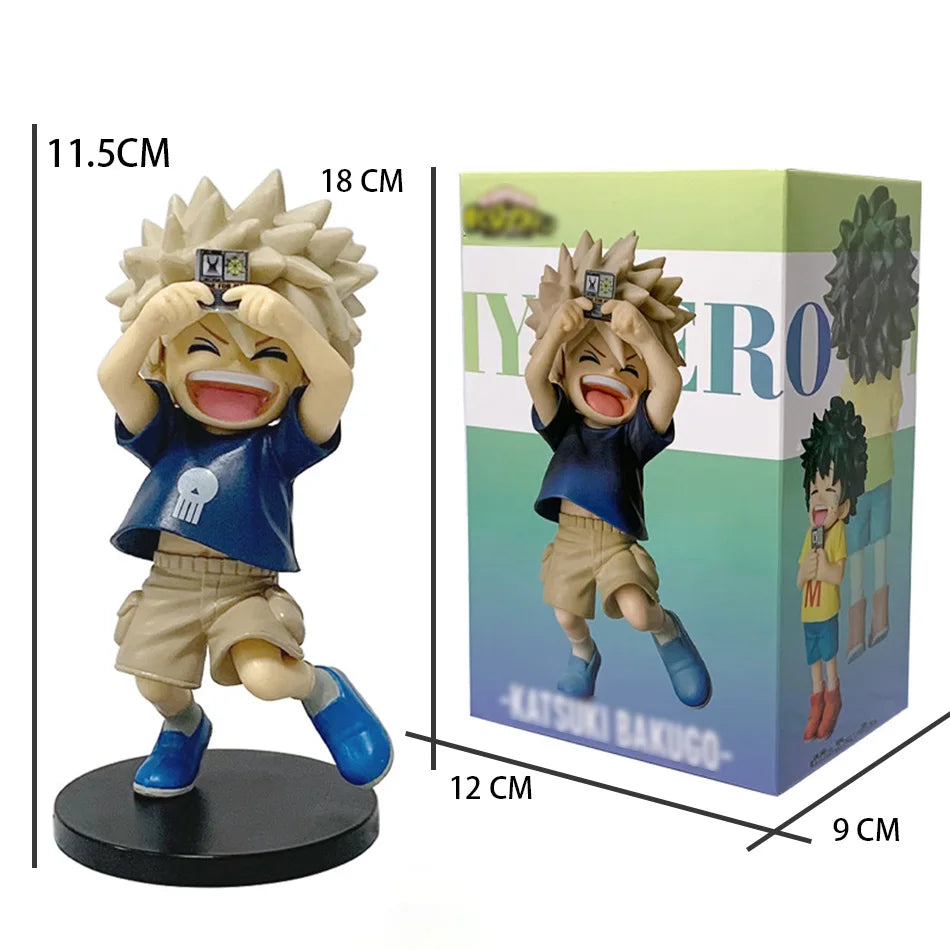 Bestselling My Hero Academia (MHA): Tomura Shigaraki / Izuku Midoriya / Katsuki Bakugo Cute Chibi PVC Figurine | Collectible Toy