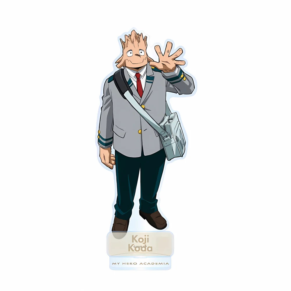 Anime My Hero Academia Acrylic Standee Keychain Izuku Midoriya School Uniform Ver Cartoon Figure Desktop Decor Fans Gift