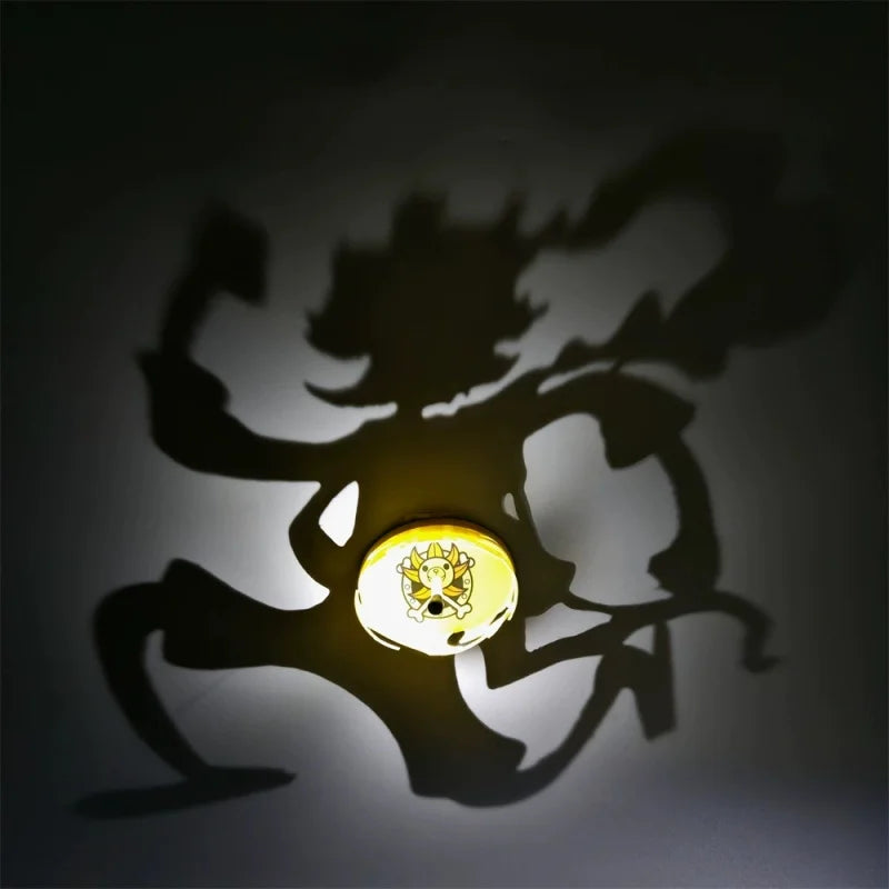 Anime Luffy Son Goku  Zoro Shadow Light Projector Lamp Creative Atmosphere Night Light Surprise Gift For Friends Besties Gifts