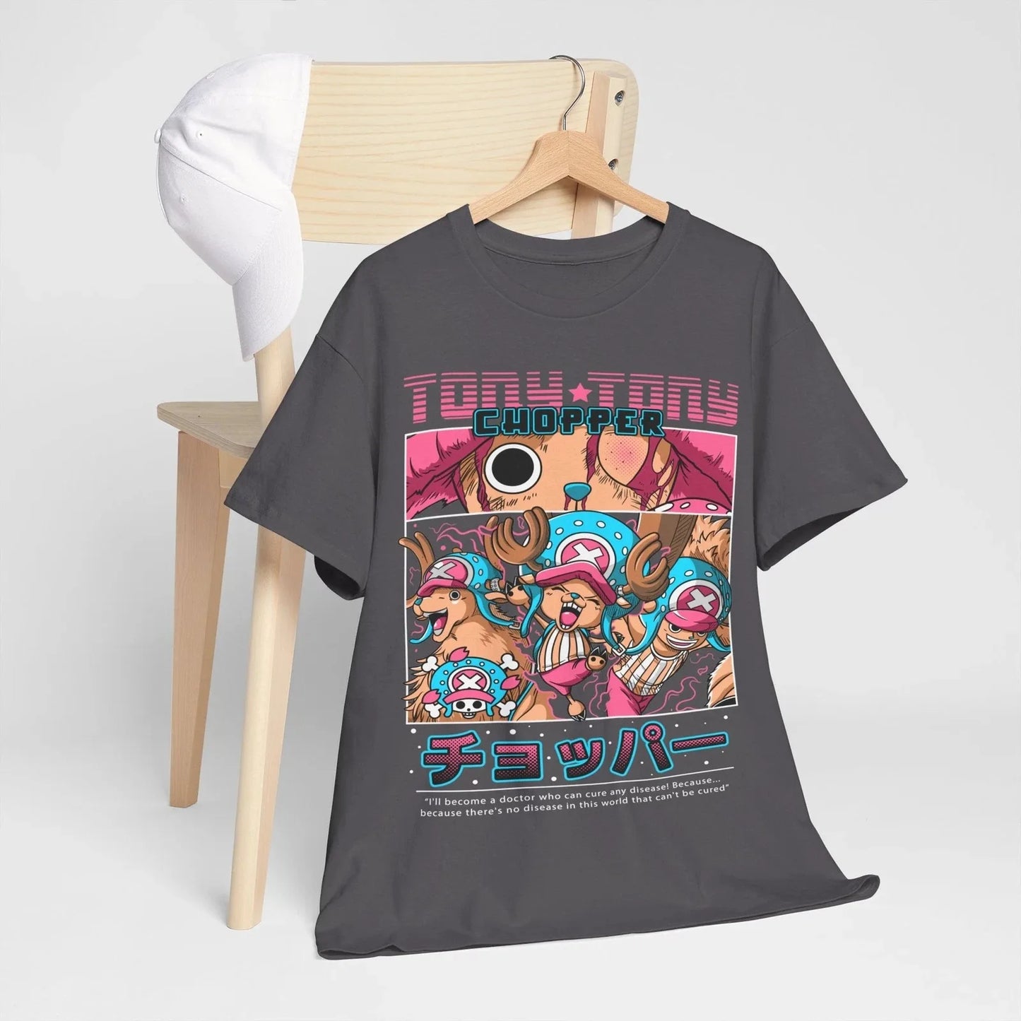 2026 Summer ONE PIECE Anime Tony Tony Chopper Printed Loose Short-sleeved Pure Cotton Children's T-shirt Tide Unisex Casual Y2k
