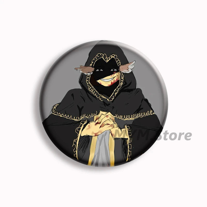 Forsaken Telamon Anime Soft Button Pin Shedletsky Brooches Badge Bag Decor Jewelry Fans Collect Gamer Friends Gifts