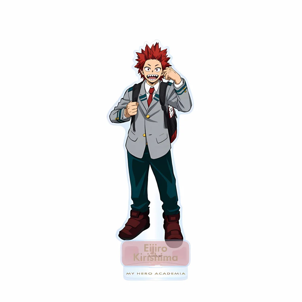 Anime My Hero Academia Acrylic Standee Keychain Izuku Midoriya School Uniform Ver Cartoon Figure Desktop Decor Fans Gift