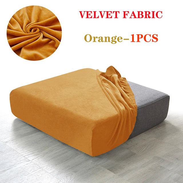 Super Velvet Sofa Cushion Cover Elastic Thick L Shape Corner Armchair Sofa Cover Slipcover Furniture Protector For Living Room