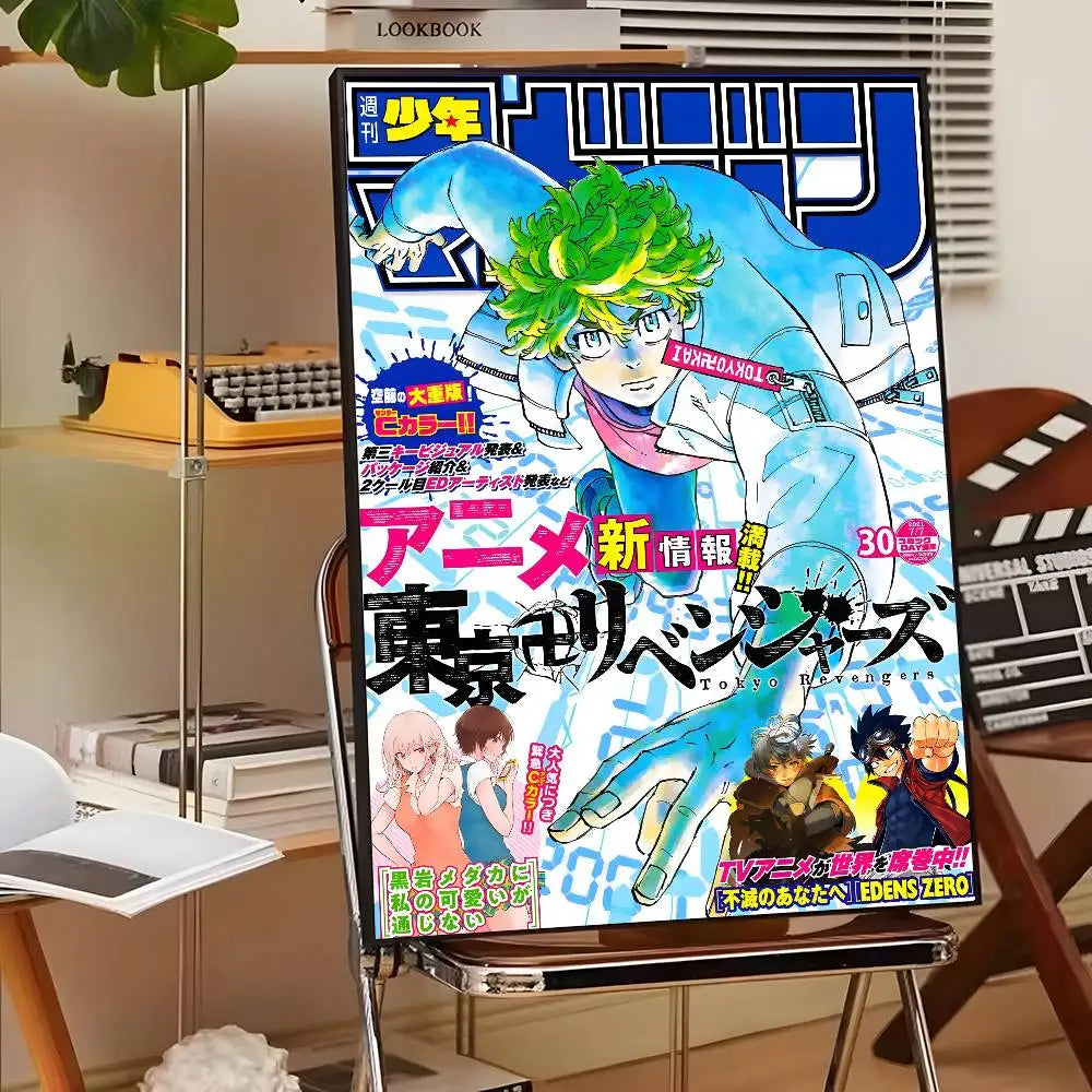 Japan Anime Tokyo Revengers Poster art canvas HD aesthetic Printing Paper Wall Art for Living Room Bar fashion Home Decor
