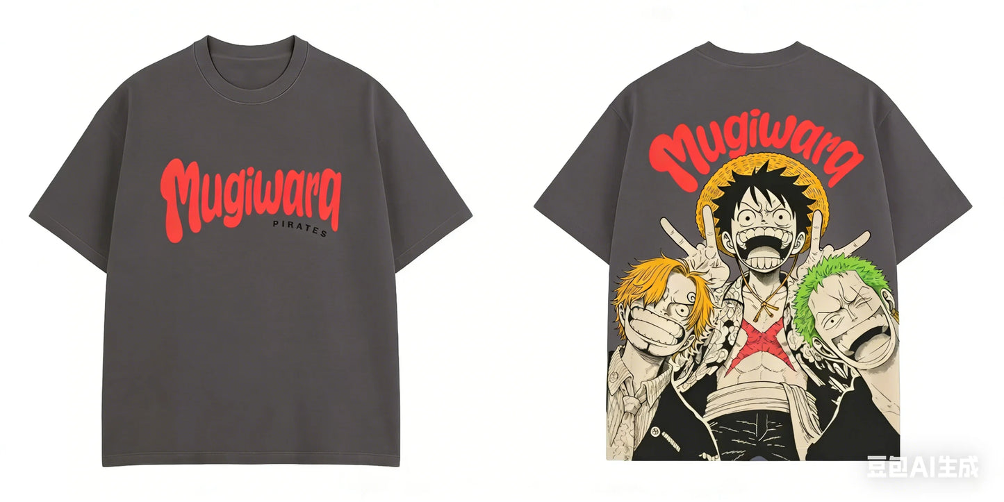 2026 One Piece Men's T-shirt Monkey D. Luffy Roronoa Zoro Sanji Anime Tee Summer and Spring Boy's Short Sleeves Parent-child Y2k