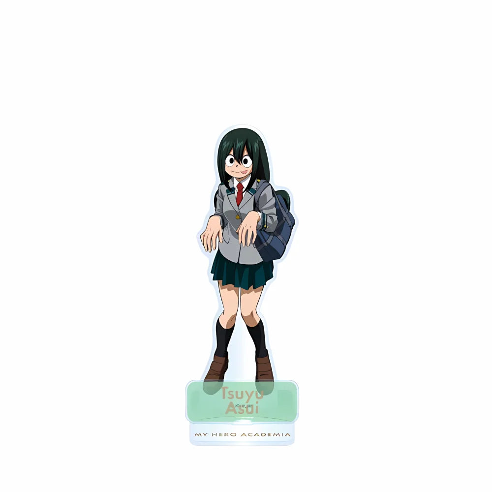 Anime My Hero Academia Acrylic Standee Keychain Izuku Midoriya School Uniform Ver Cartoon Figure Desktop Decor Fans Gift
