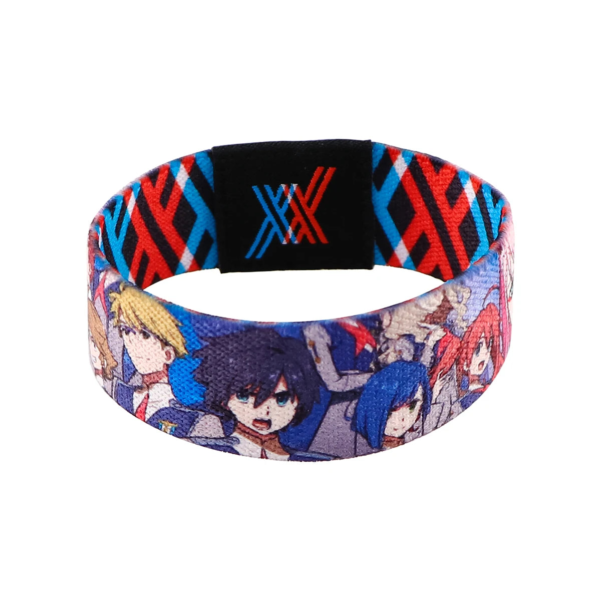 Anime Stretch Wristband Bracelet Cool Men Women Wide Band Bangles Fashion Armband Accessories