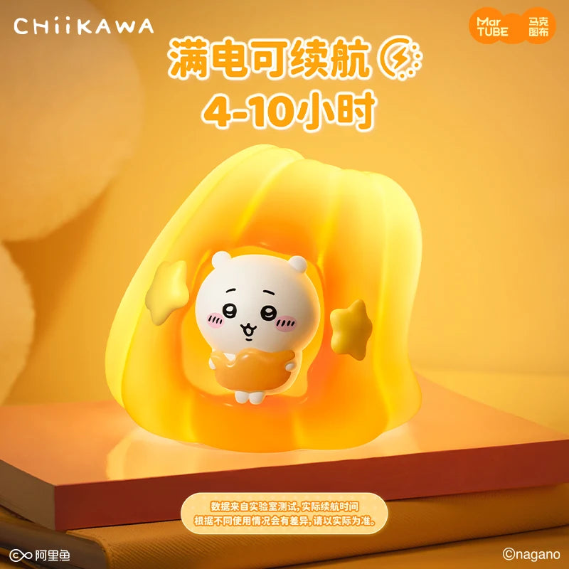 Martube Chiikawa Jelly Lamp Luminous Toy Ornaments Kawaii Usagi Chiikawa Anime Peripheral Atmosphere Lamp Girls Christmas Gift