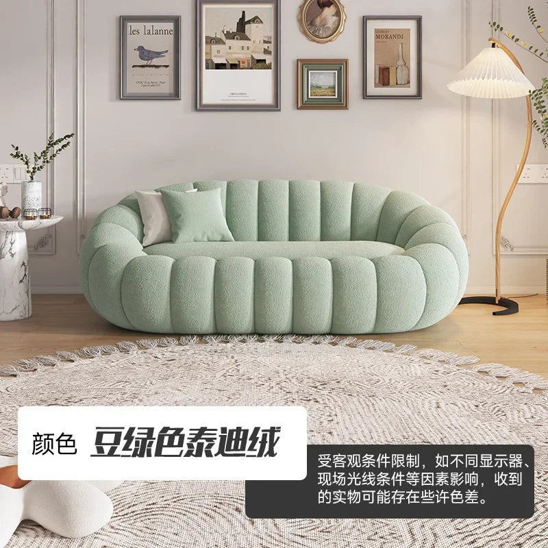 Cloud Sofa Plush Pumpkin Sofa Combination Soft Comfortable Modern Living Room Sofa Suite Apartment Home Furniture Accessories