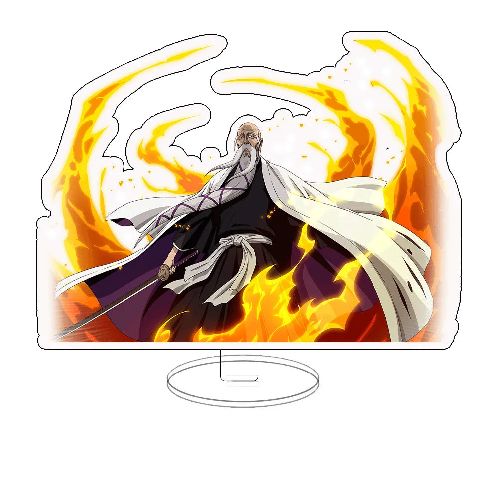Anime BLEACH Kurosaki Ichigo Inoue Orihime Ishida Uryuu HDFigures Acrylic Keychain Standing Model Toys Desk Decor Collect Gift