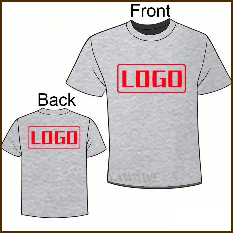 For man Text here Fashionable summer t shirt Custom Design Here Short Sleeve Daily Wear Tailor-made Oneck Rock tees Personalized