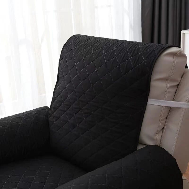 Solid Color Recliner Sofa Cover Dogs Pets Kid Anti-Slip Chair Covers Anti-wear Armchair Slipcovers Furniture Protector