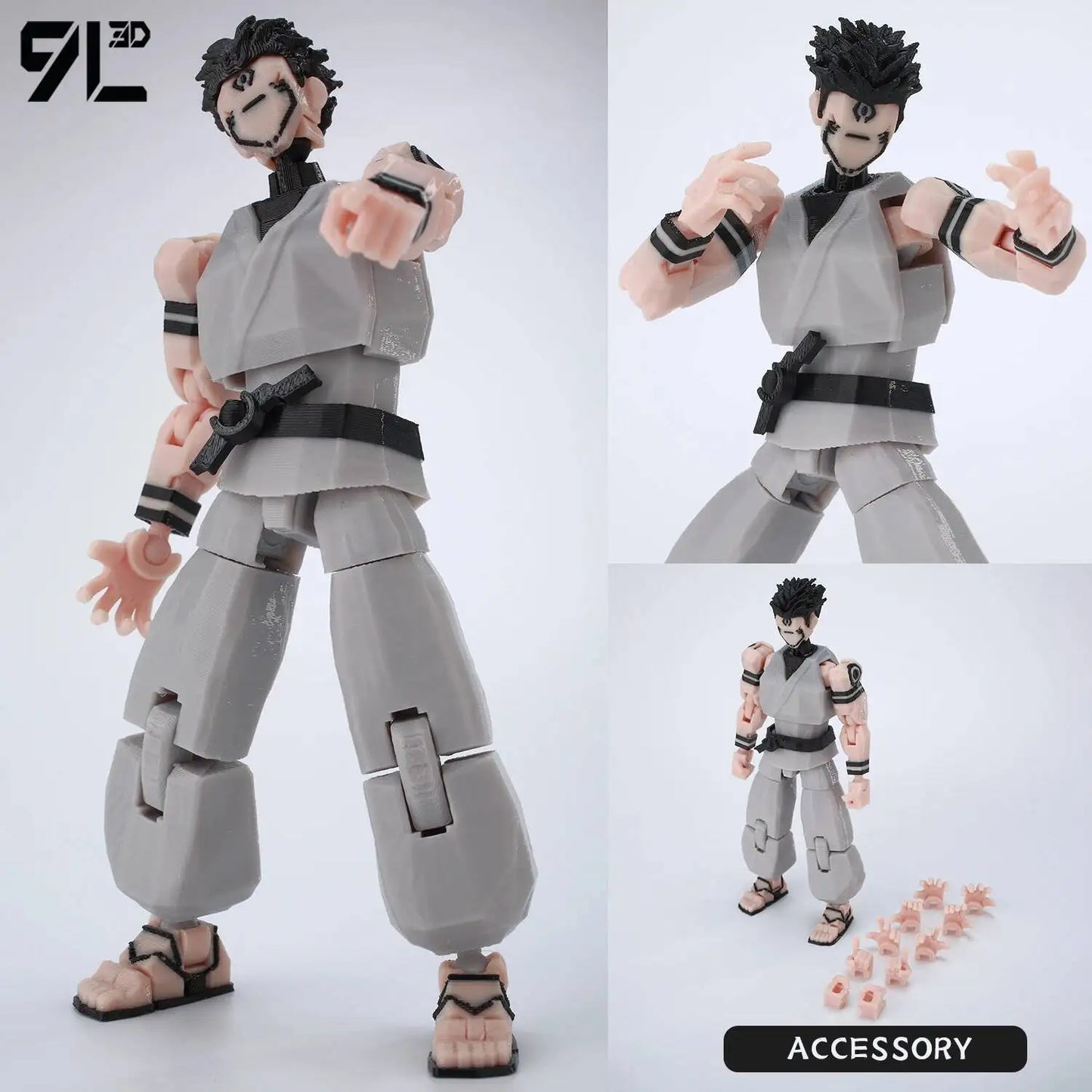 9L 3D Printed Anime Jujutsu Kaisen Sukuna Lucky13 Dummy 13 Movable Shapeshift T13 Action Figures Mannequin Toys for Collectors