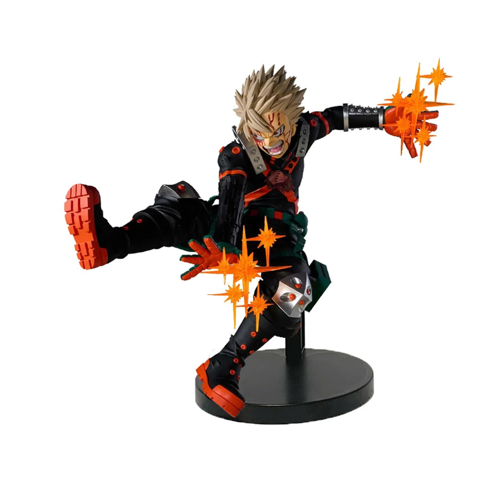 Hot My Hero Academia Bakugou Katsuki Midoriya Izuku Todoroki Shouto Toga Himiko Anime Figure PVC Collectible Model Toys Kid Gift
