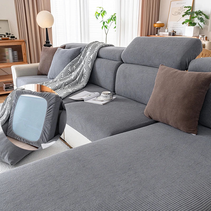 new string plush Sofa Cover Elastic Sofa Cushion Cover for Living Room Furniture Protector For Pets Removable Sofa Seat Cover